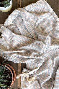 Hem & Thread - Soft Denim Button Down Romper