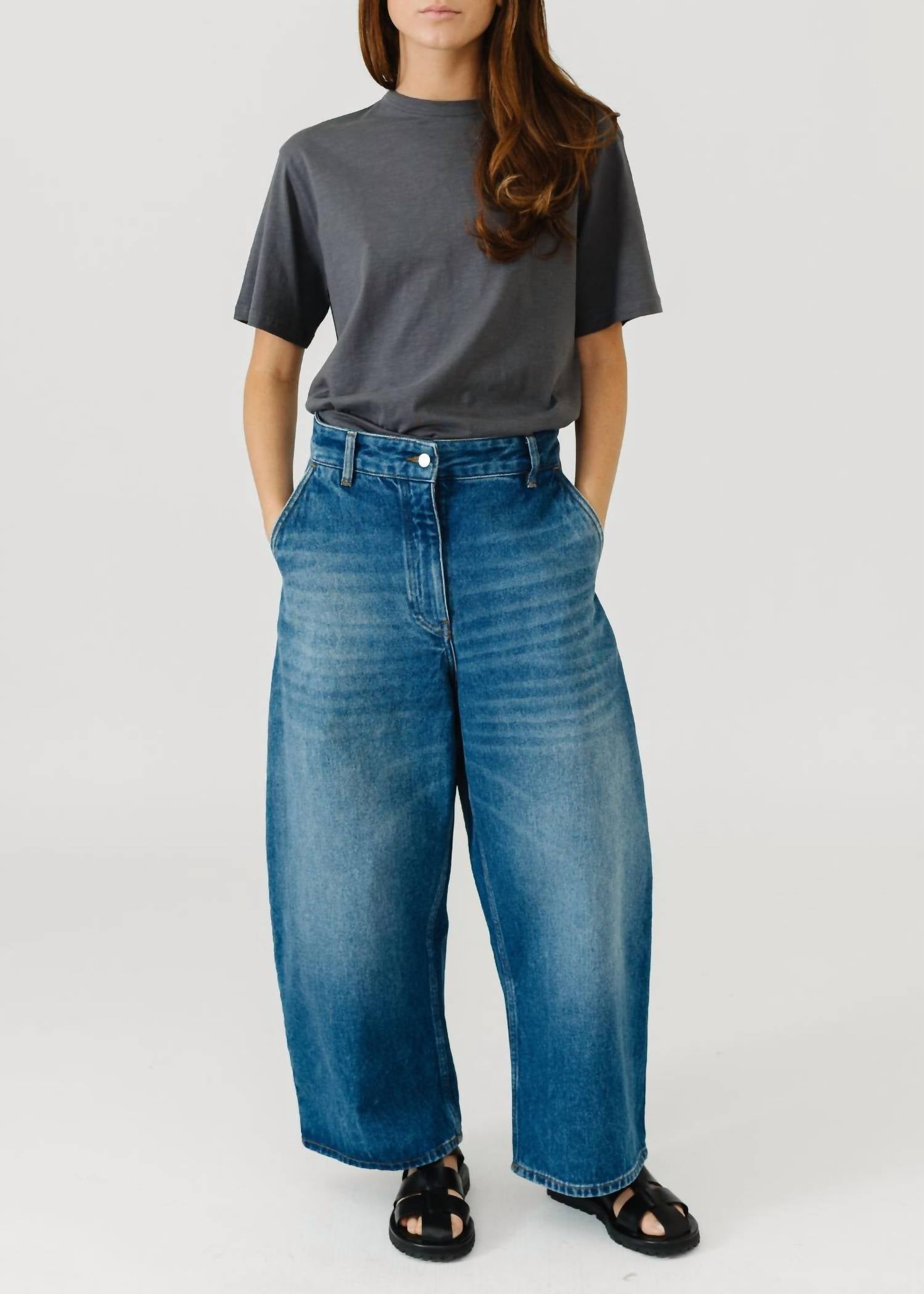 Studio Nicholson - Chalco Wide Crop Pants