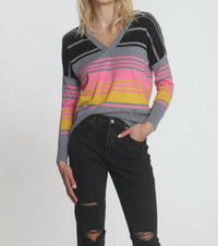 Label+Thread - Women's Sunrise Stripe Vee