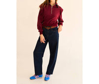 The Greii - Mar Zip-Up Ruffled Sweatshirt