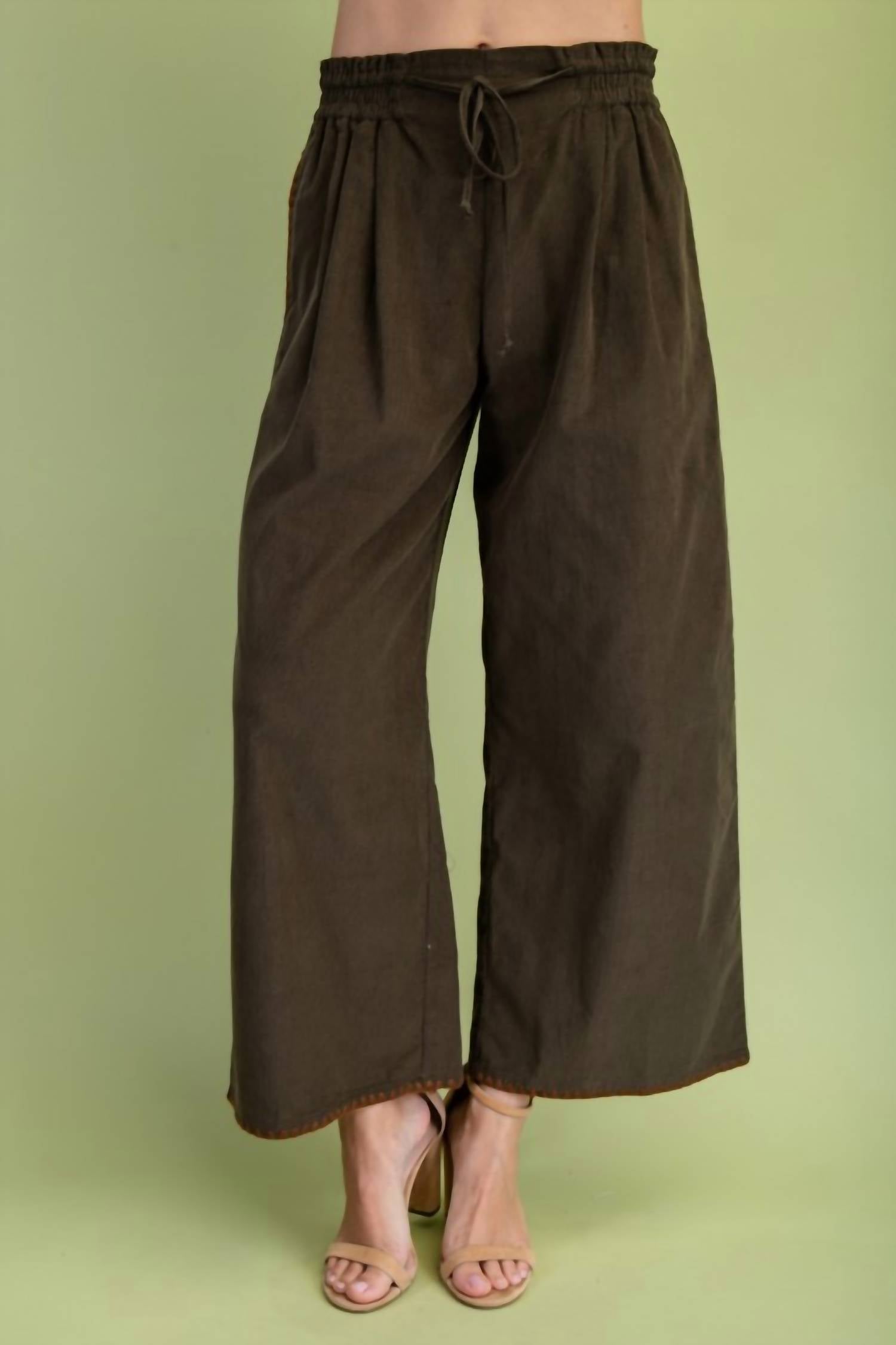 Gigio - Corduroy Relaxed Fit Pants
