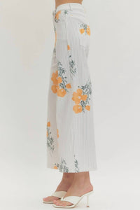 Entro - Apricot Blooms Pants