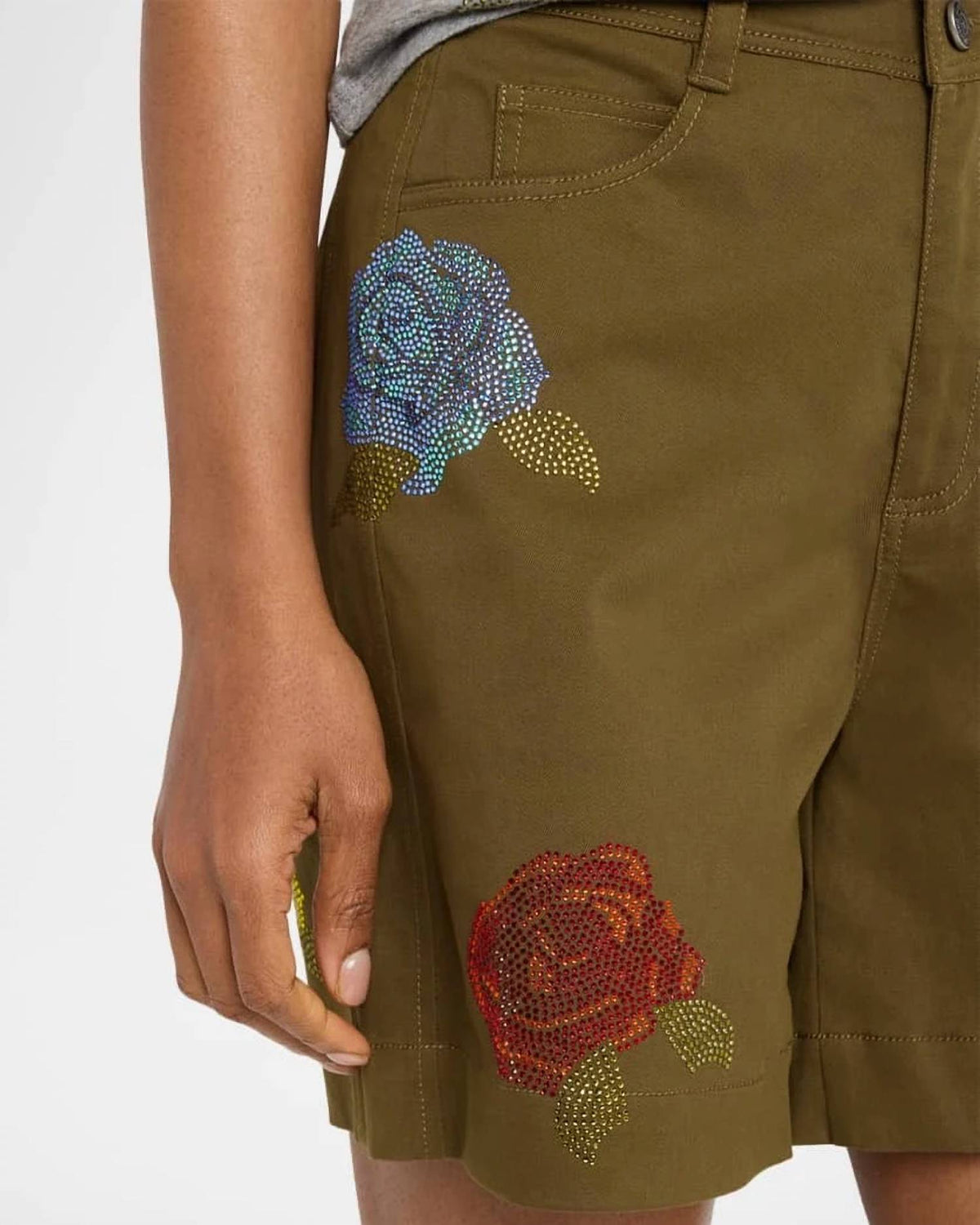 Cinq A Sept - Heatset Roses Betsy Shorts