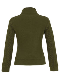 Dolcezza - Knit Long Sleeve Puffer Jacket