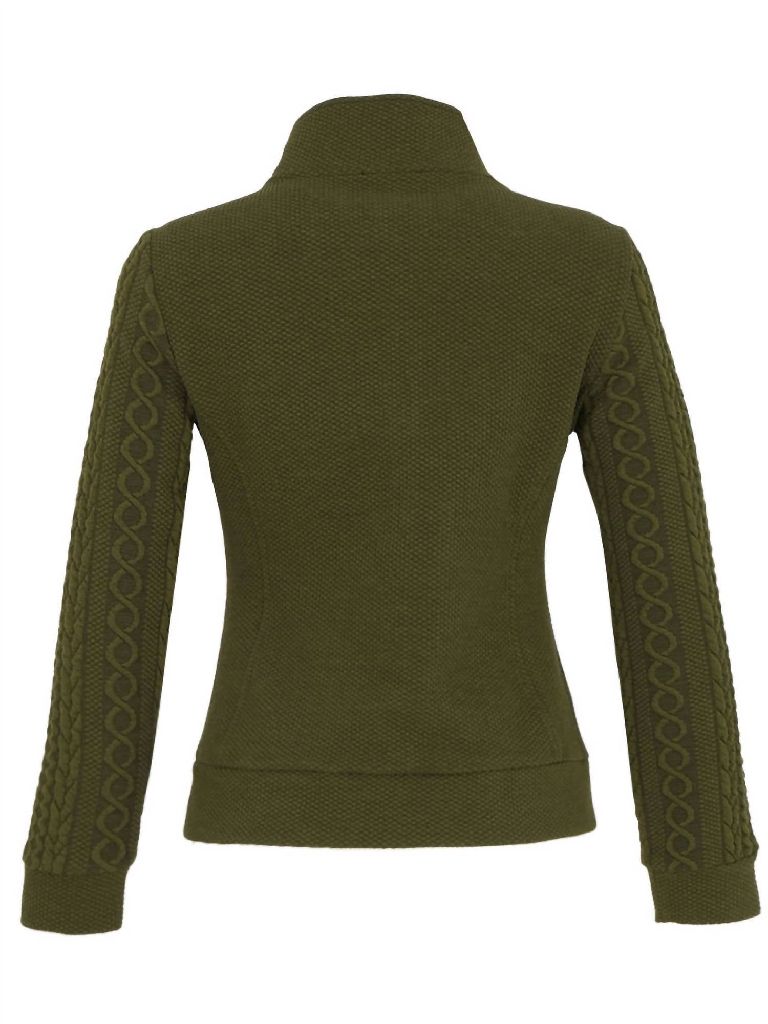 Dolcezza - Knit Long Sleeve Puffer Jacket