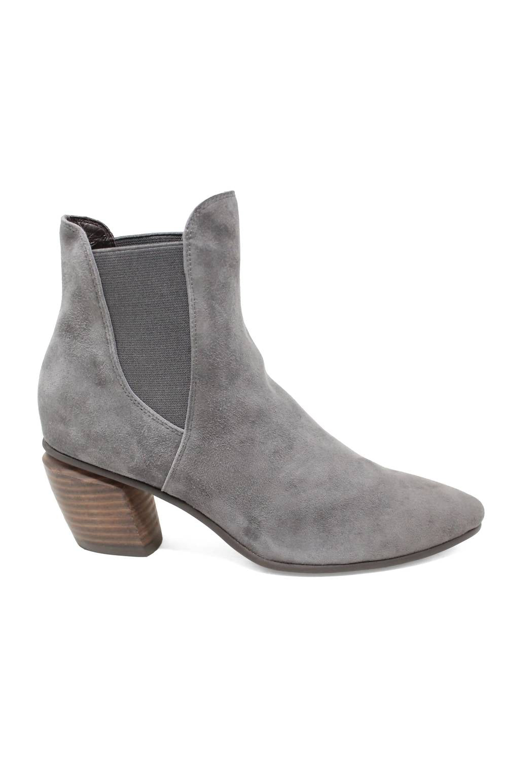 Django & Juliette Women's Jinks Leather Ankle Boot in chocolate suede - women's shoe