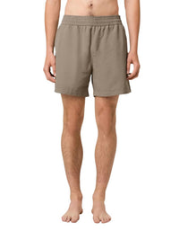 Ami Paris Embroidered Swim Beach Shorts in ash - men's swimwear