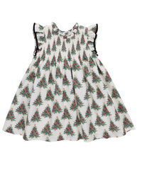 PINK CHICKEN Girls' Stevie Dress in vintage trees 1 - kids' dress