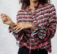 Emily Lovelock - Esther Hearts Print Blouse