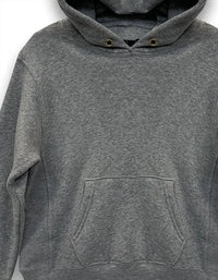Katie J NYC Women's Dylan Junior Oversized Hoodie in heather grey - women's top - detail view