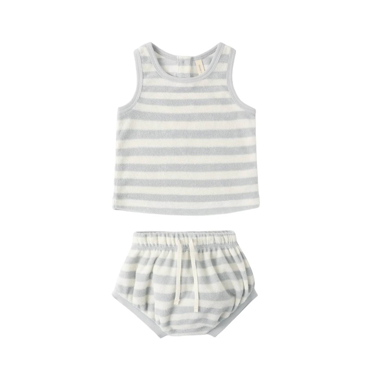 Quincy Mae - Boy's Terry Tank and Short Set