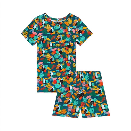 Posh Peanut - Boy's Short Sleeve Short Length Pajama Set