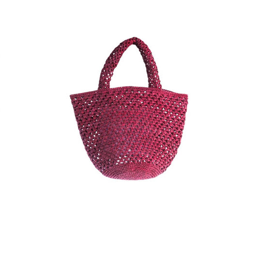 Sans-Arcidet Paris - openwork raffia basket bag