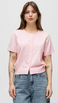All : Row - Short Sleeve Cardigan