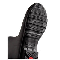 HUNTER Womens Original Short Rubber Waterproof Welly Rain Boots in black - women's shoe - alternate view