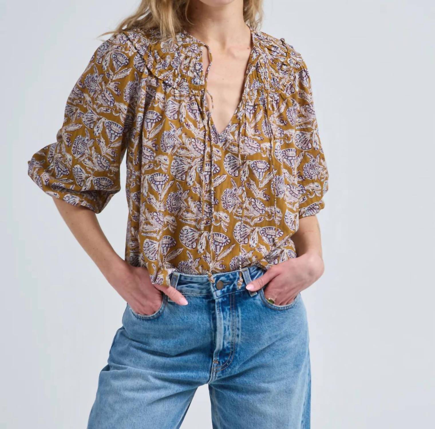 Ulla Johnson - Elvie Self Tie Top