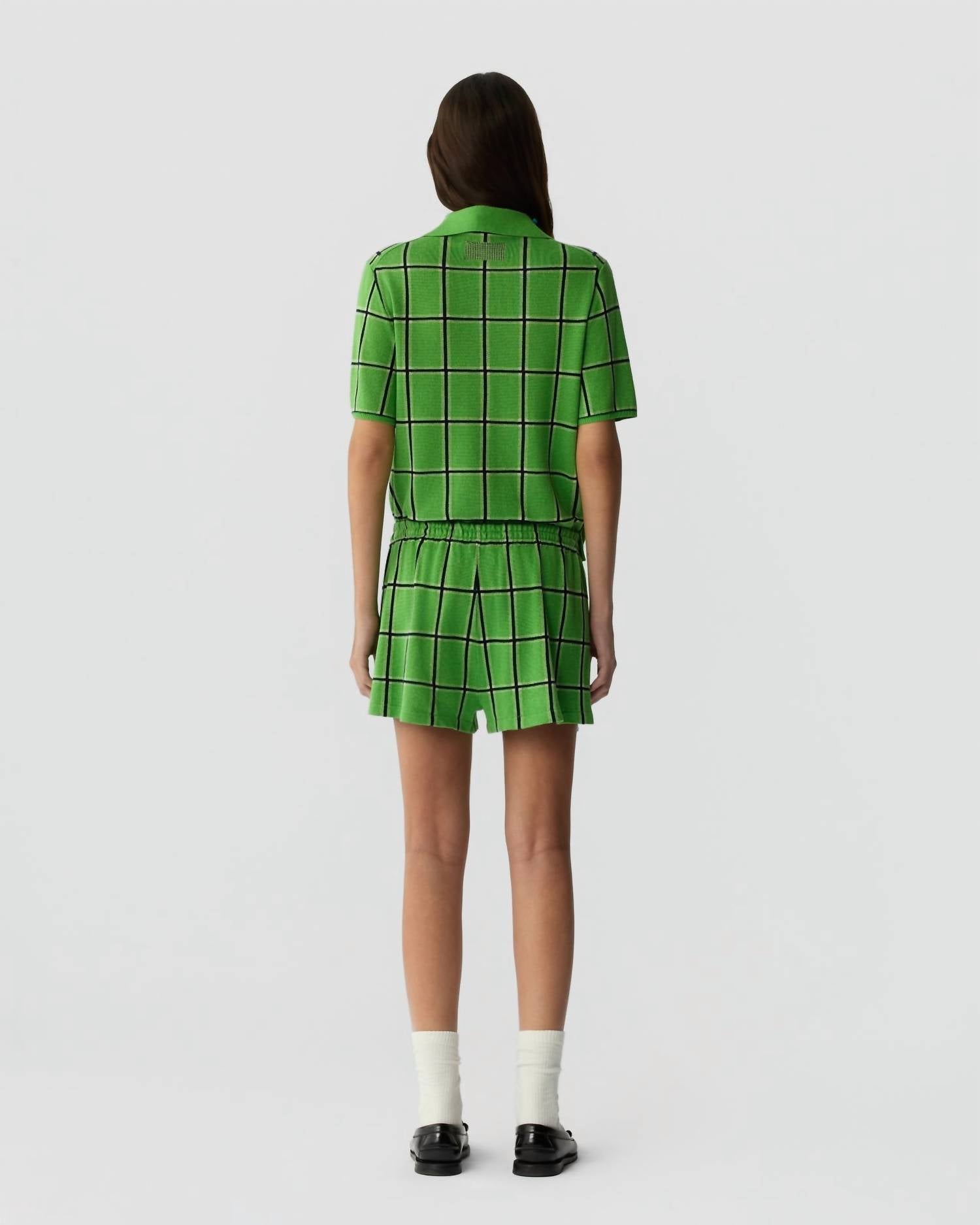 Guest In Residence Picnic Plaid Short in residence picnic plaid short in match point combo - women's shorts - view 4