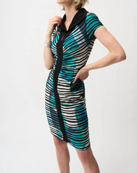 Joseph Ribkoff - Geometric Printed Sheath Dress