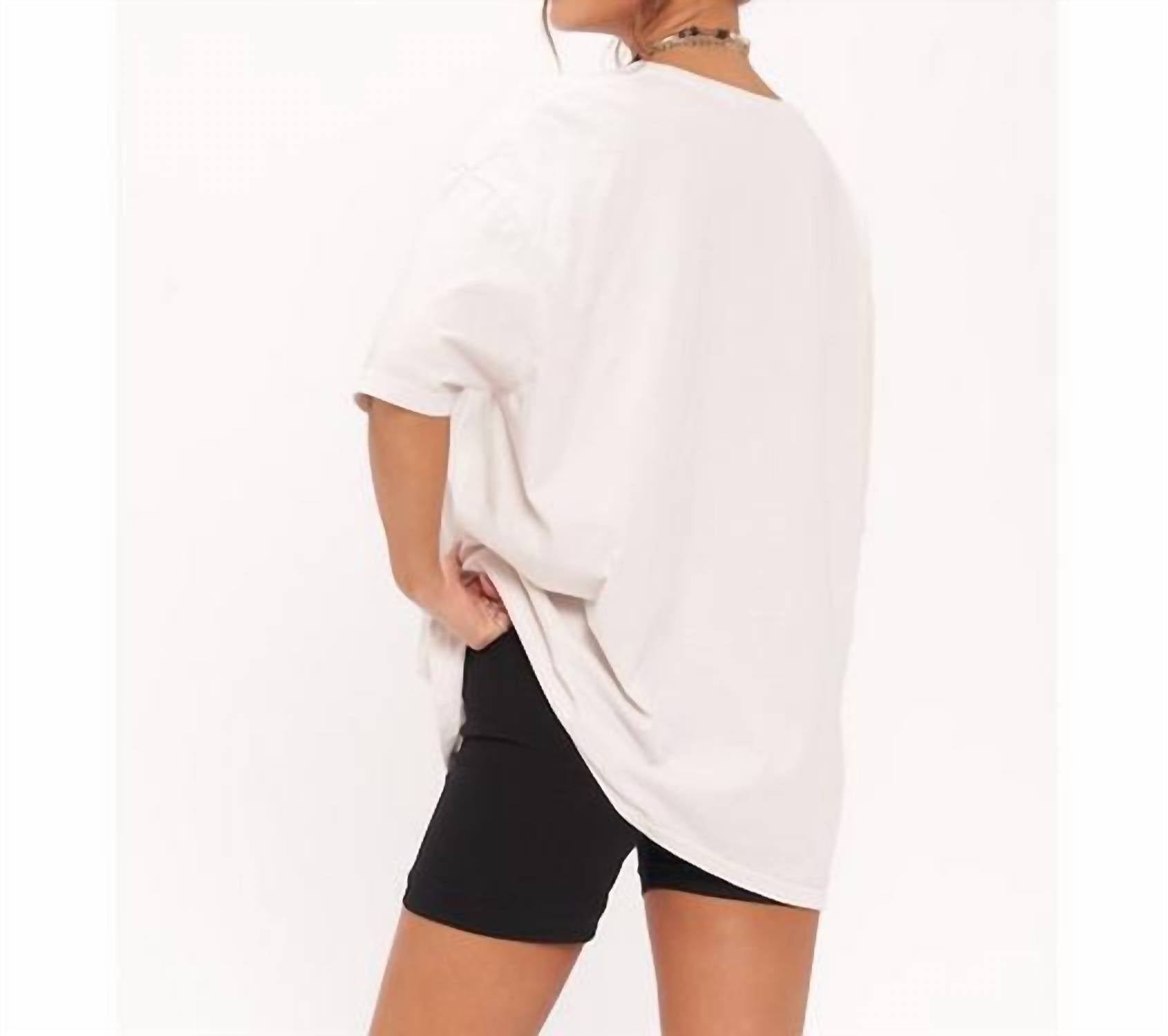 Stars Cowboy Smiley Oversized Tee