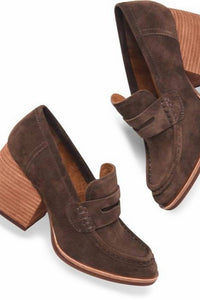 Kork-Ease - Women's Modeste Suede High-heel Loafer