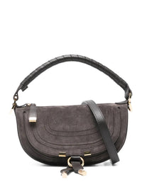 Chloe Women's Mini Marcie Shoulder Bag in kohl brown - women's bag