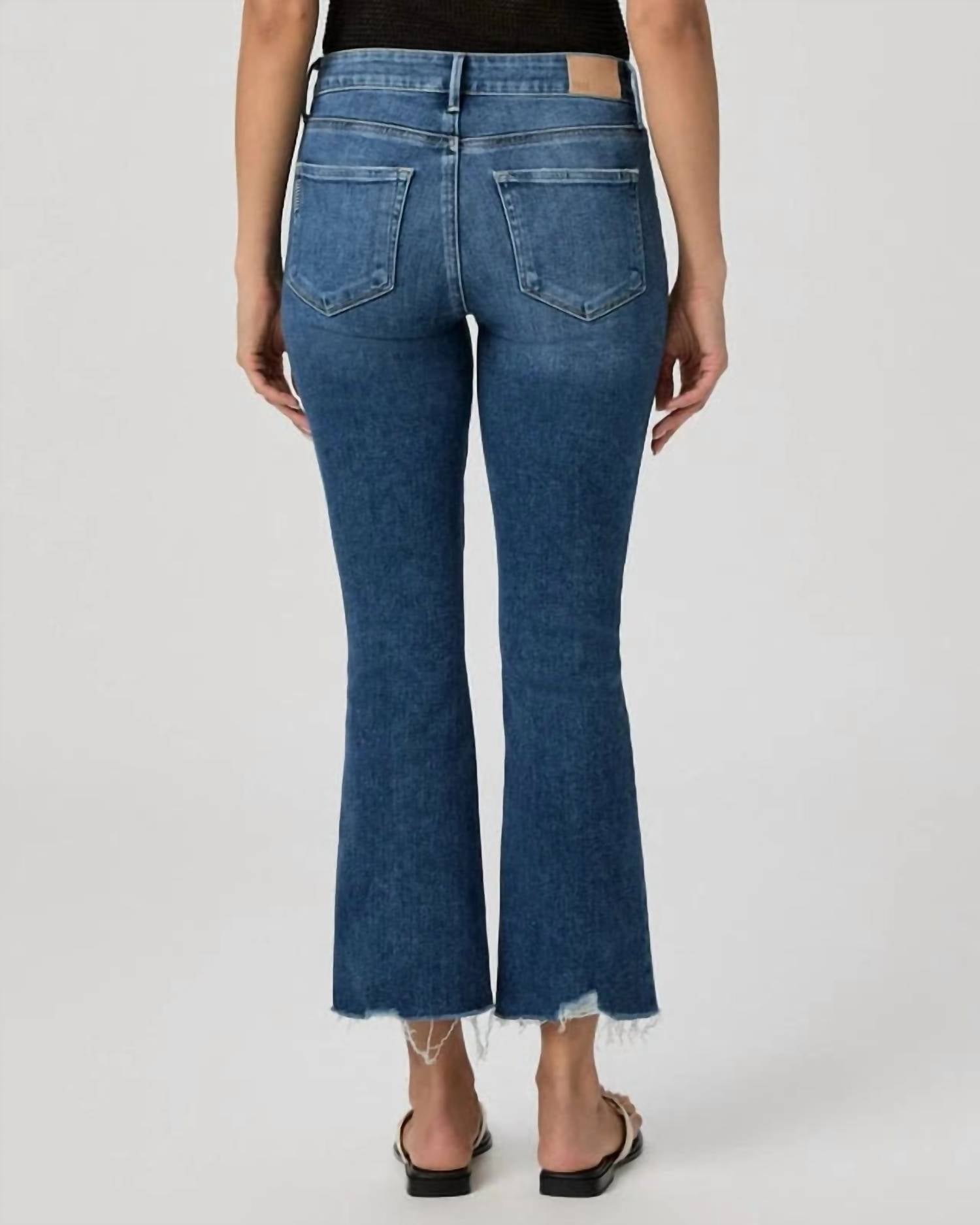Paige Colette Cropped Flare Jeans in novelist - women's jeans - alternate view