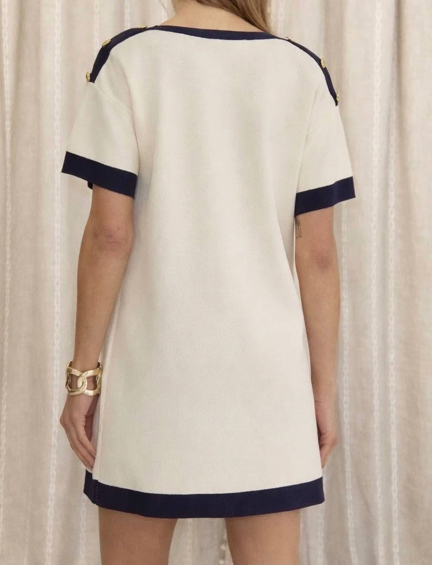 Entro - Harbor Luxe Oversized Mini Dress