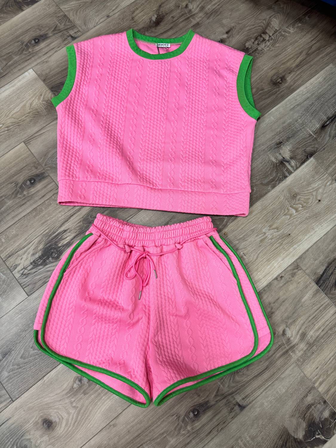 Why Dress - Quilted Shorts Set