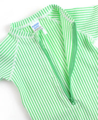 Rufflebutts - Baby Boys' Short Sleeve One Piece Rash Guard Swimsuit