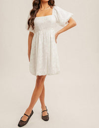 Hem & Thread - Chiffon Print Bubble Dress