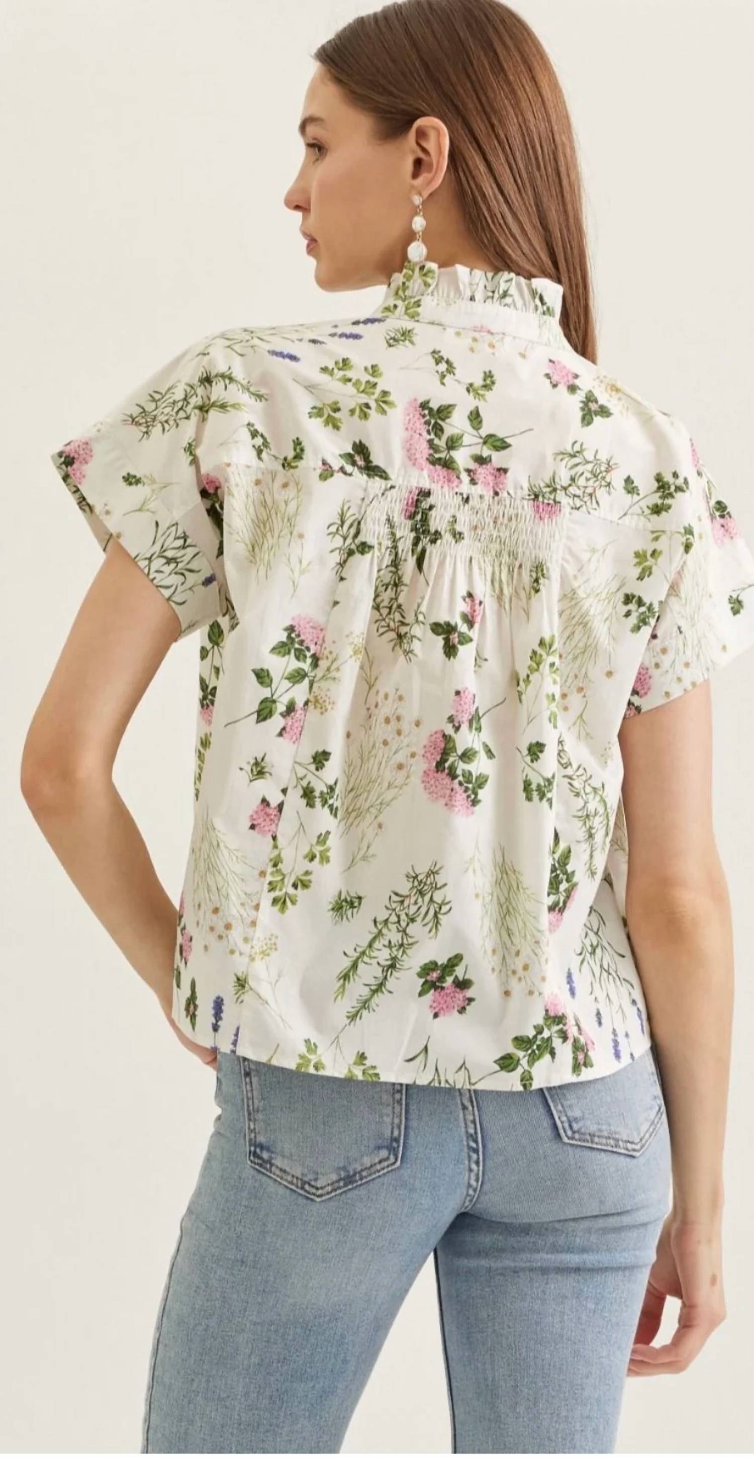 Entro - Heirloom Floral Top