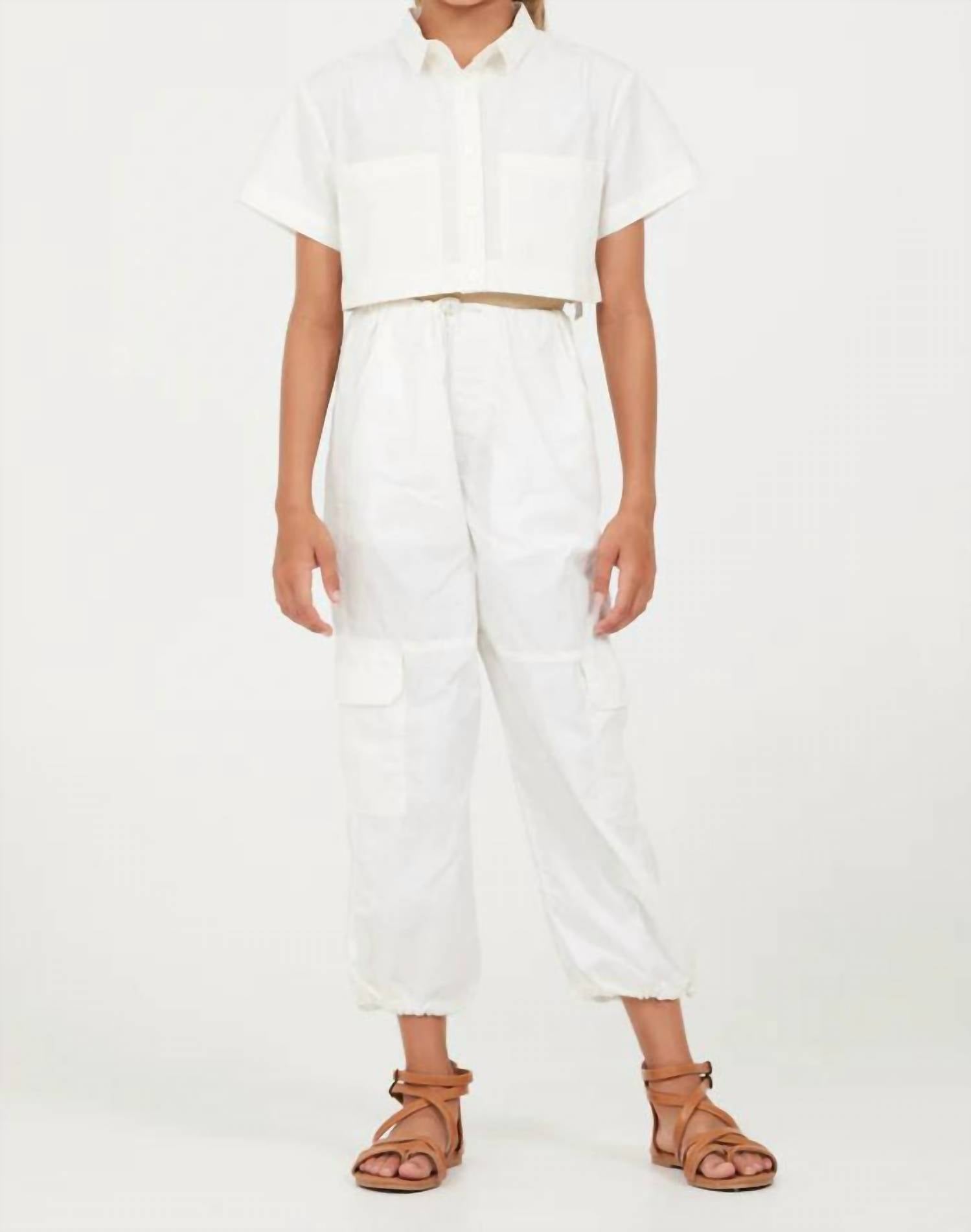 Vintage Havana - Oyster Parachute Pants