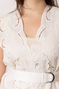 Sea - Dahlia Sleeveless Eyelet Vest