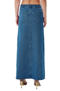 Ronny Kobo - Makena Denim Maxi Skirt