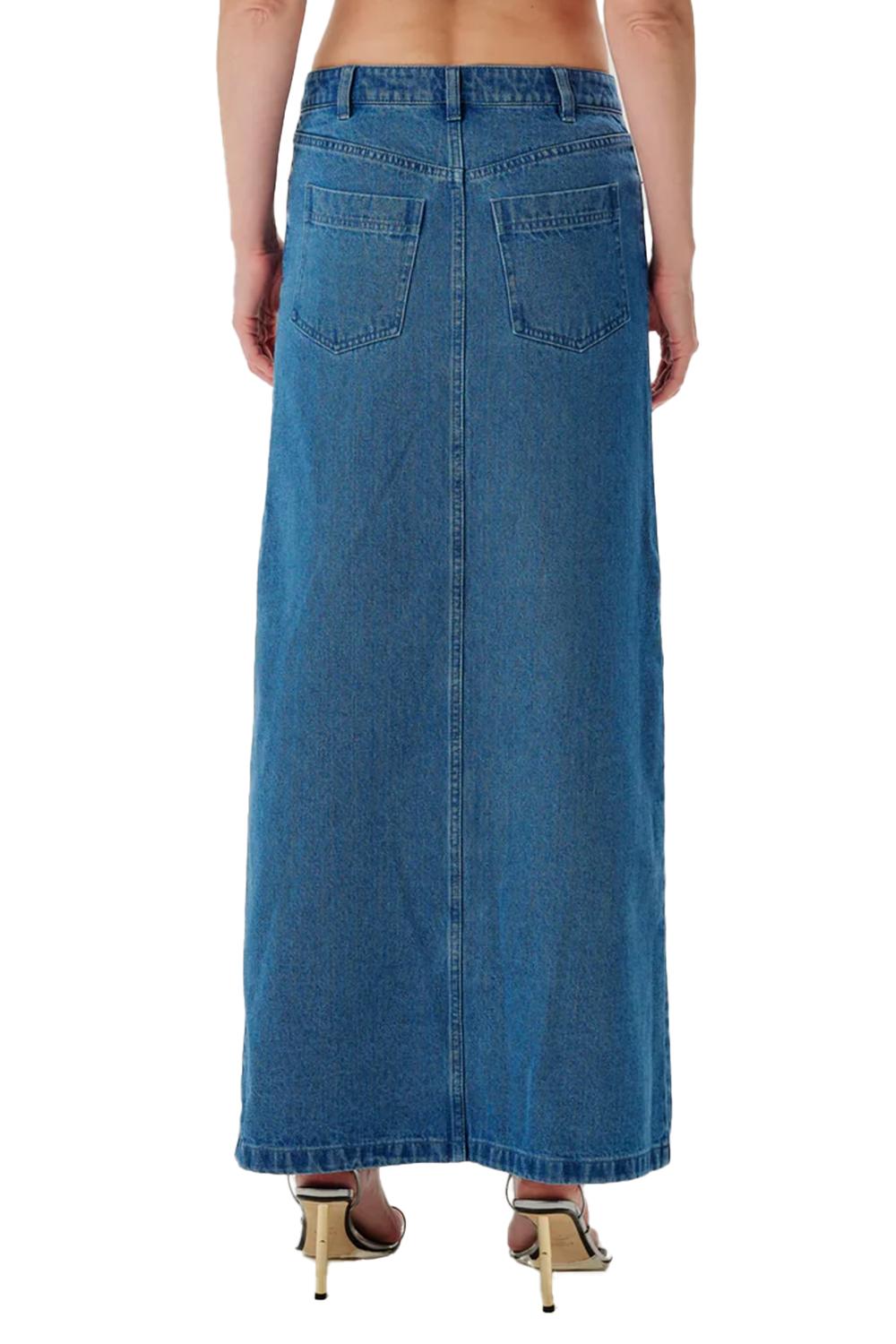 Ronny Kobo - Makena Denim Maxi Skirt