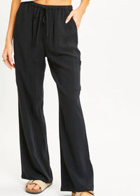 Sweet Lovely By Jen - Noe Pull-on Wide Leg Pants