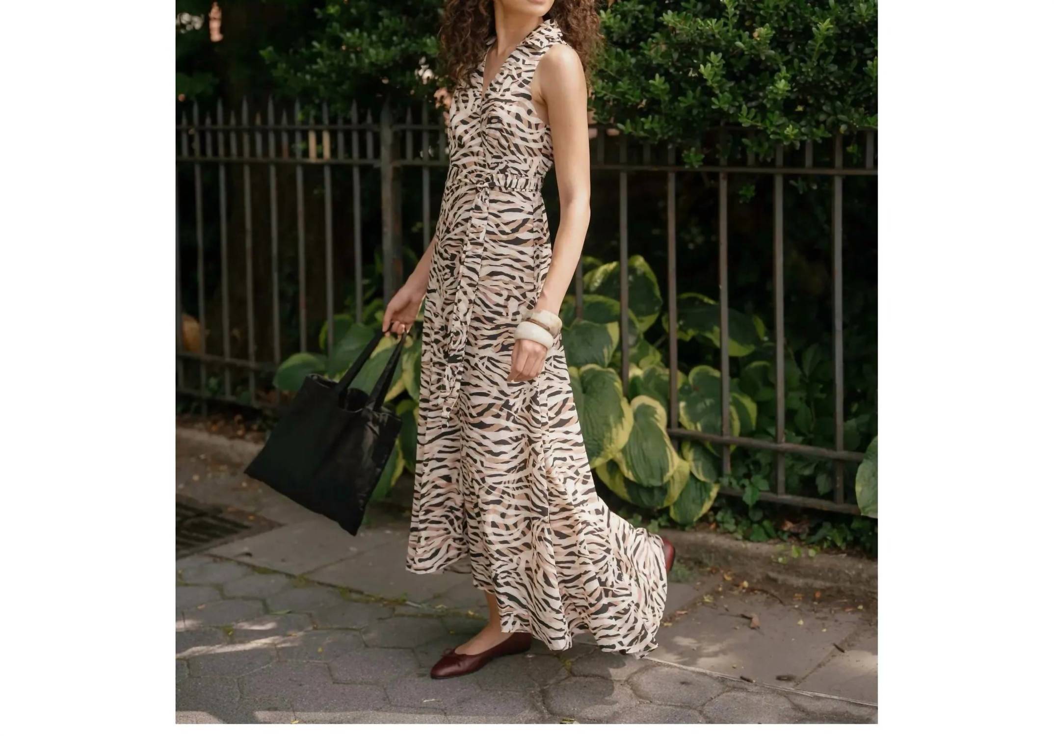 hutch Vela Maxi Dress in beige - women's dress - view 6