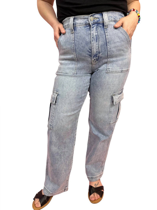 Vervet By Flying Monkey - High Rise Cargo Stretch Jean