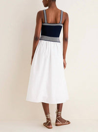 Moon River - Knit Twofer Midi Dress