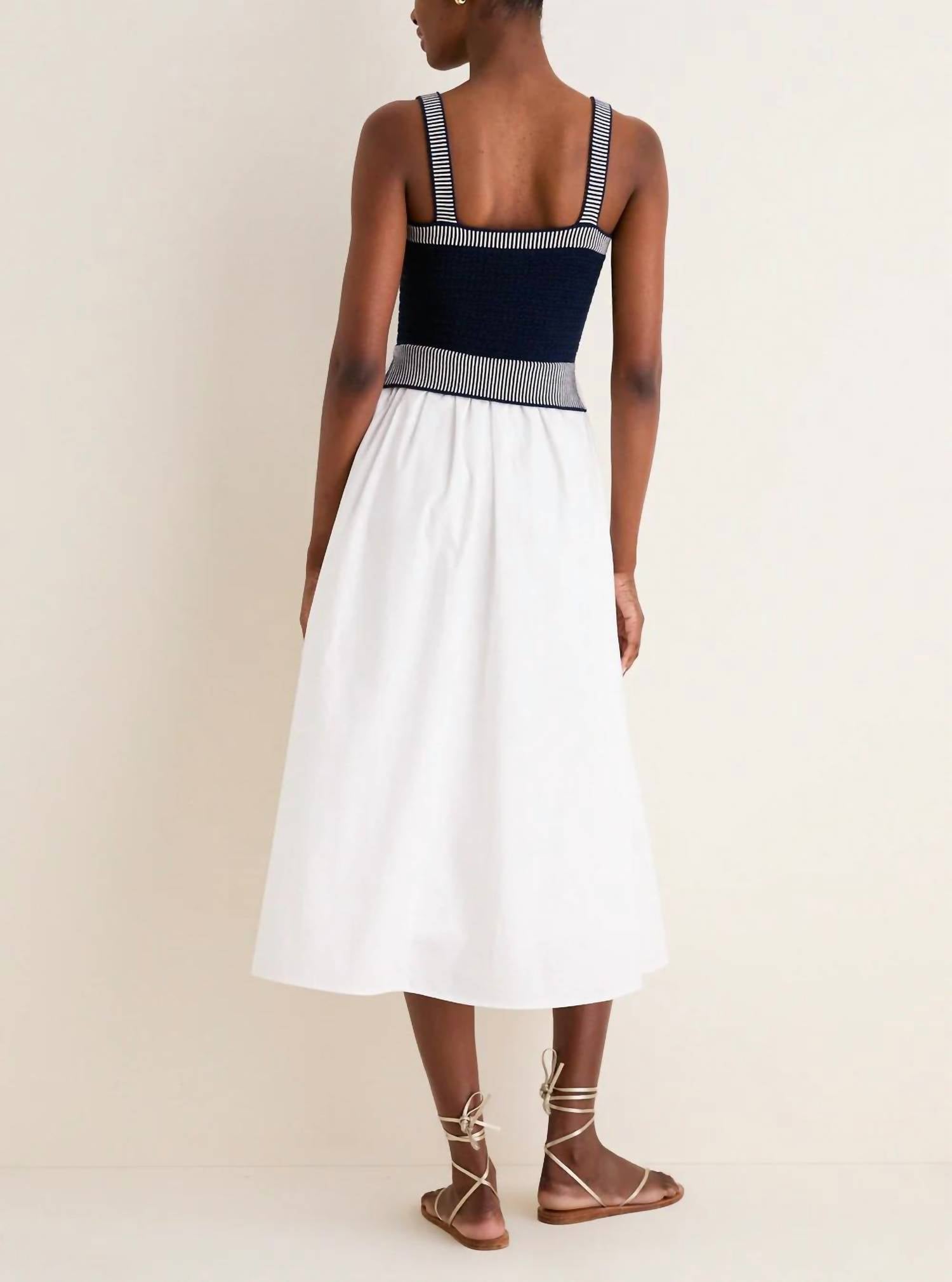 Moon River - Knit Twofer Midi Dress