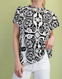 Gigio - Medallion Print Blouse