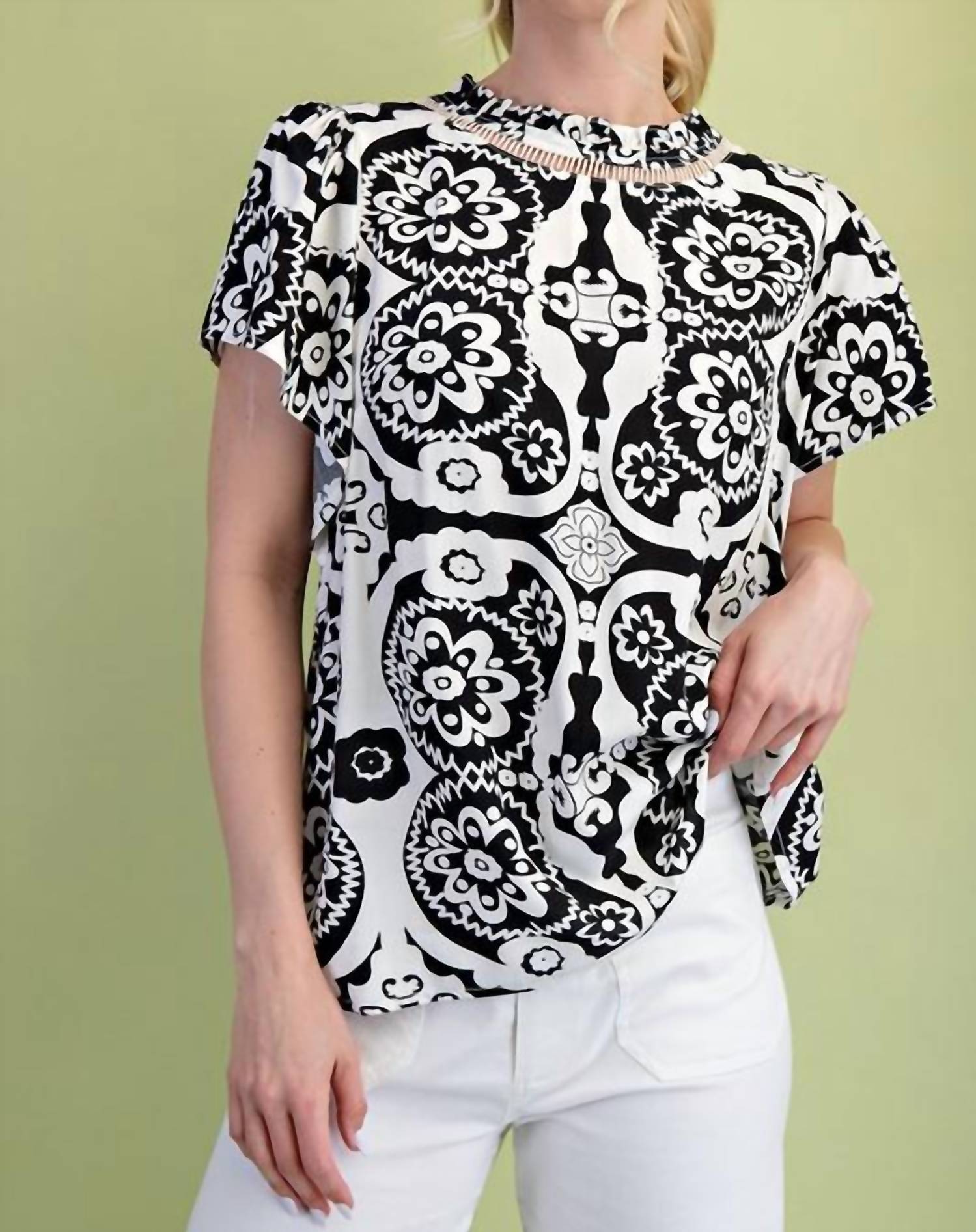 Gigio - Medallion Print Blouse