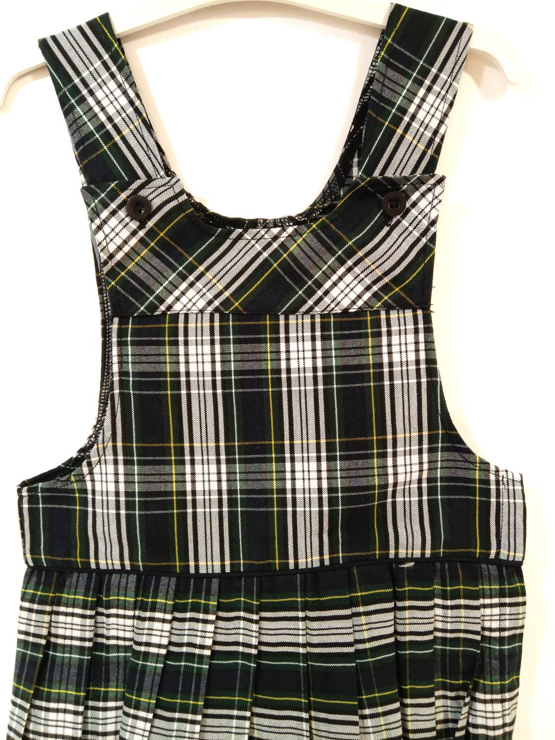 Et Uniforms - Girls' Scoop Neck Pleated Dress