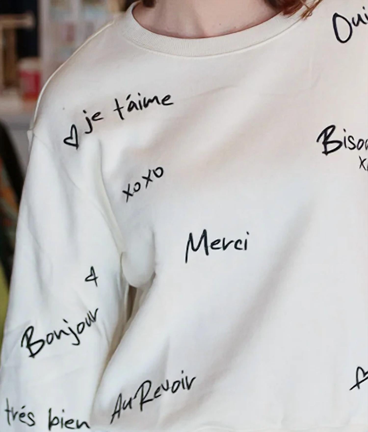 Chaser - French Scripts Sweatshirt Top