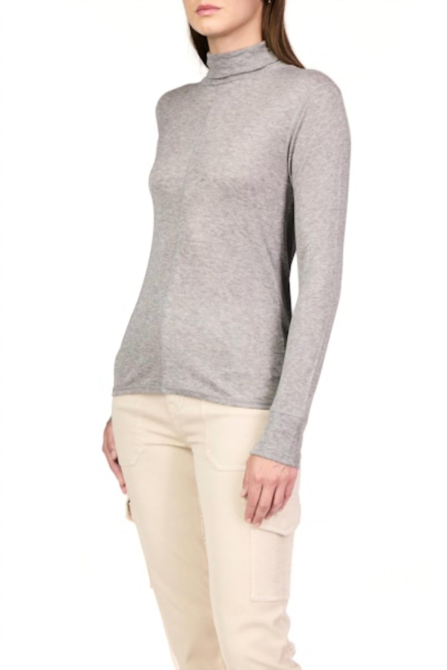 Sanctuary - Exposed Seam Knit Mock Neck Sweater