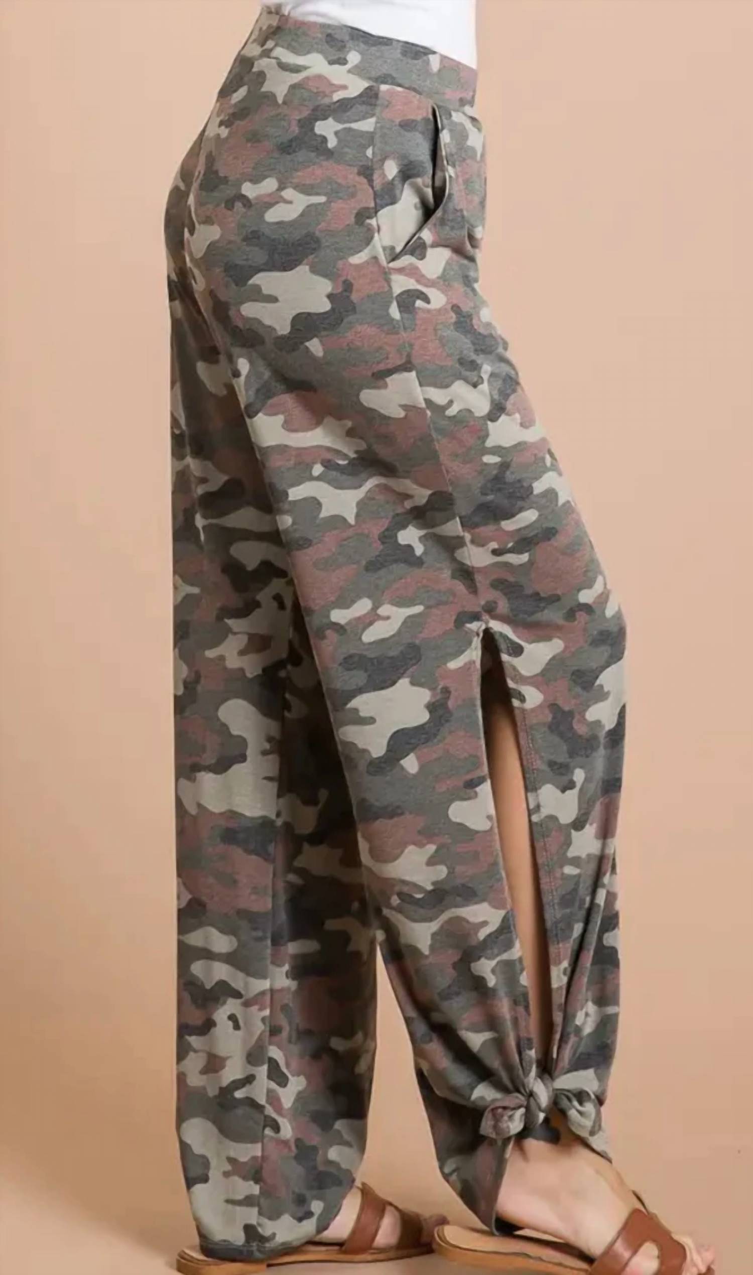 7Th Ray - Camo Tie Pants