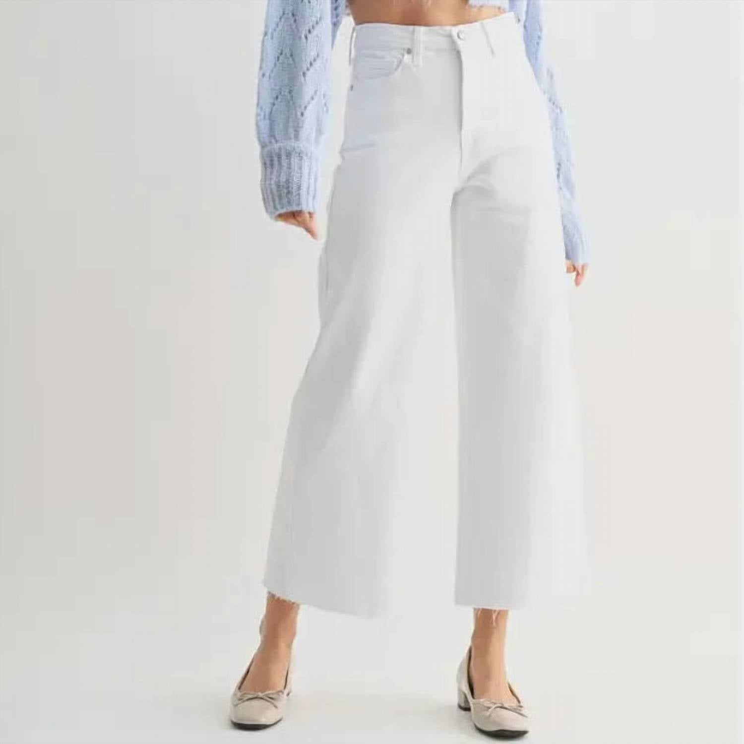 Just Black Denim - Scissor Cut Wide Leg Jean