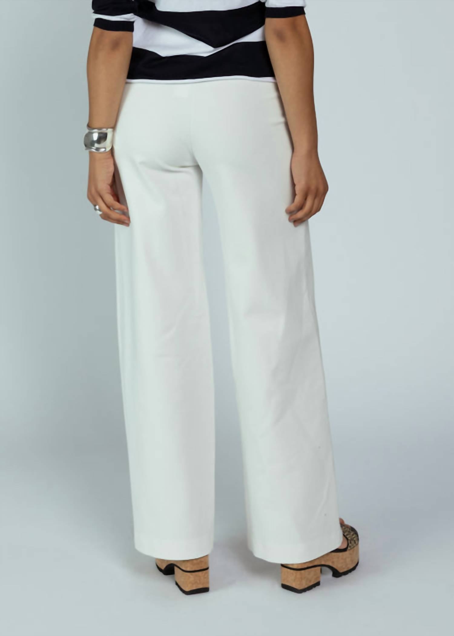 Odeeh - Milk High Waist Wide Leg Pant