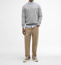 Barbour - Flaxby Linen Blend Crew Neck Sweater