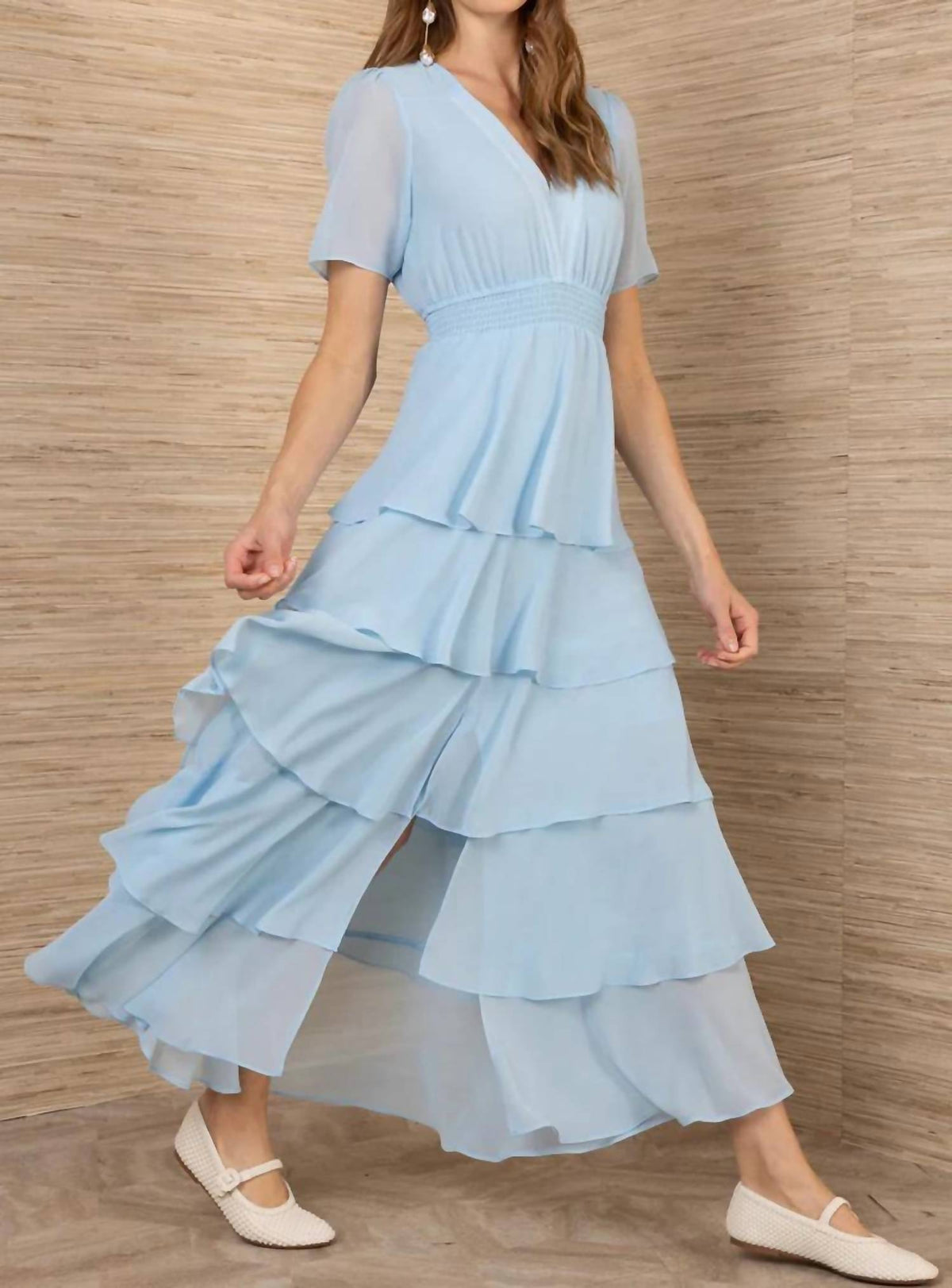 Hale Bob - Celeste Flutter Sleeves Dress